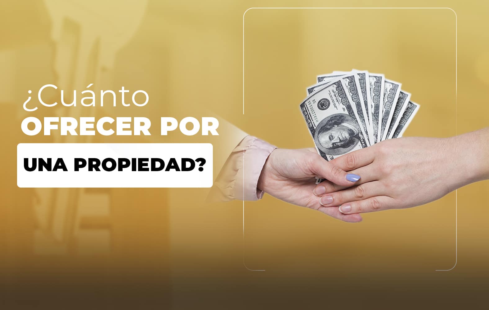 ¿Cuánto debo ofrecer por una propiedad?